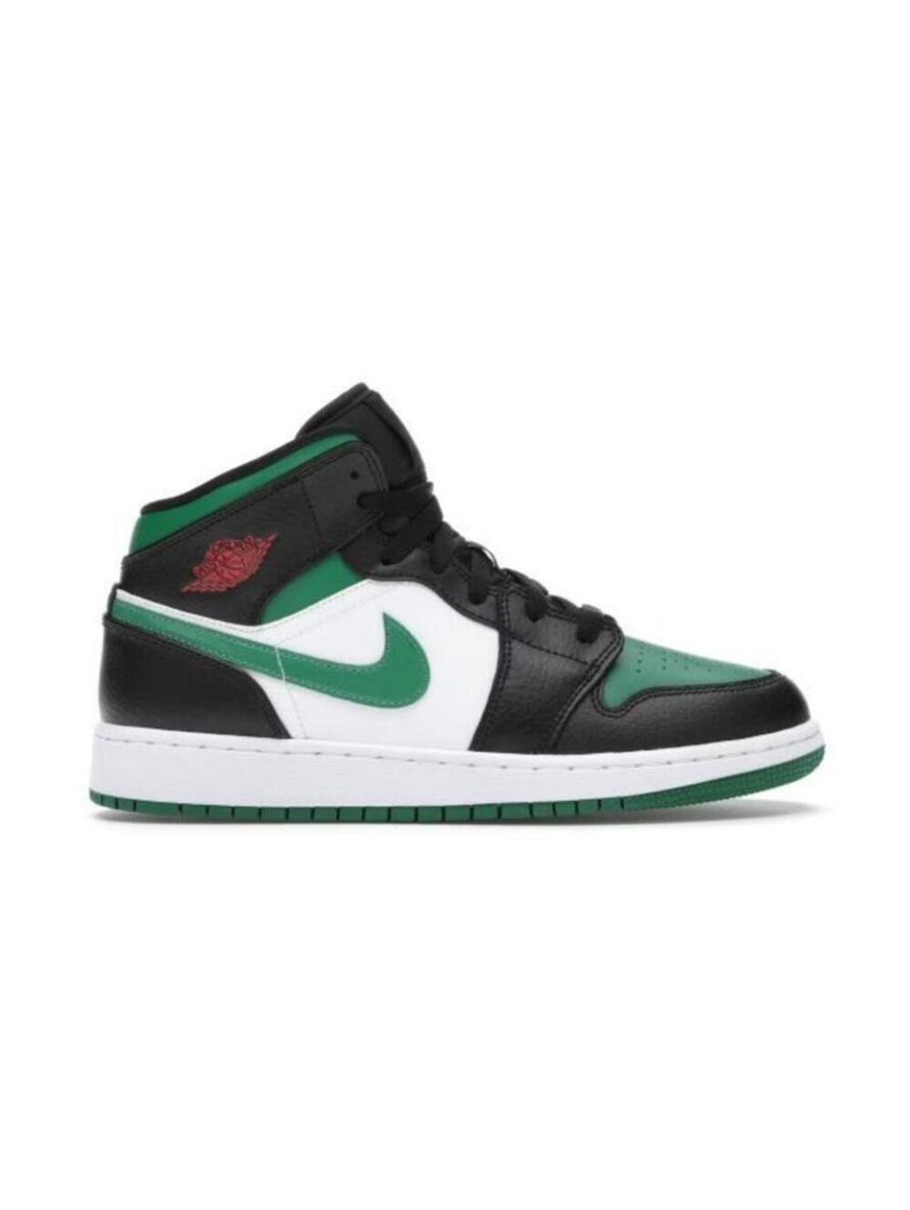 Air Jordan 1 AJ1 Mid Green Toe Size 5.5 W 4Y